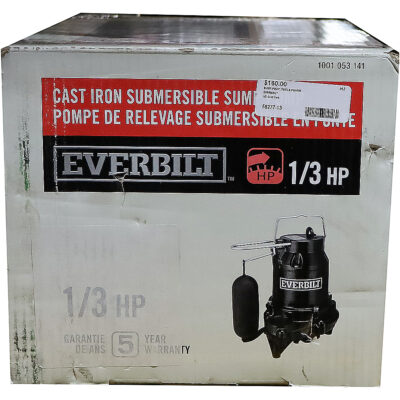 1/3hp Submersible Pump