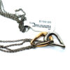 Birks .925 Silver + 18kt Pendant w/ Necklace