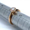 14kt Gold & Diamond Glacier Fire Ring