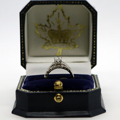 14kt White Gold & Diamond Ring Set