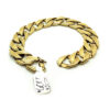 10kt Flat Curb Bracelet