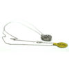 10kt White Gold Necklace & Diamond Heart Pendant