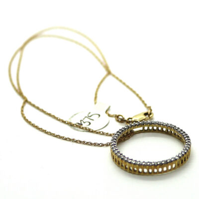 10kt Yellow Gold & Diamond Pendant/Necklace