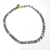 Silver Mariner Figaro Curbed Link Chain