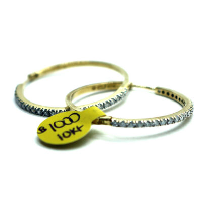10kt Gold & Diamond Earrings